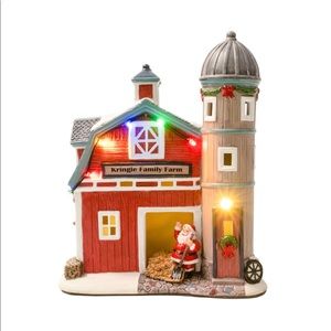 Christmas Village Kringle Family Farm